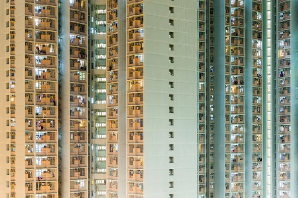 롱 콩에 있는 아파트 건물 — 스톡 사진