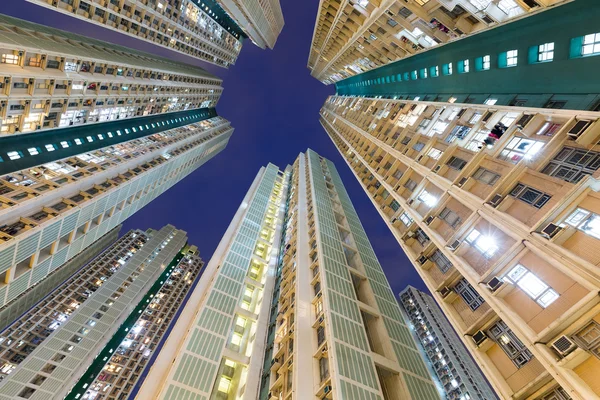 Buildings facade from low angle — Stock Photo, Image