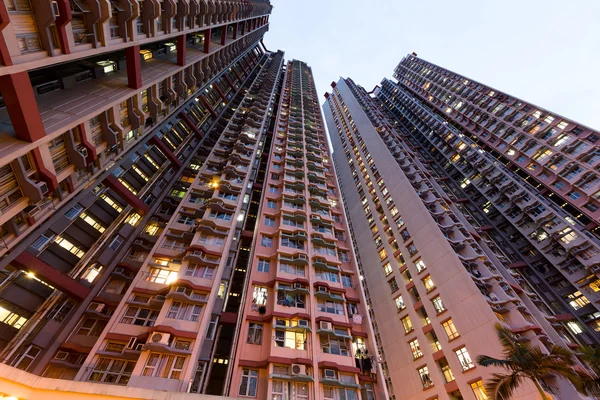 Buildings facade from low angle — Stock Photo, Image