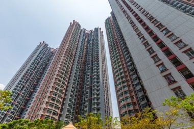 Düşük açıdan gökdelenler