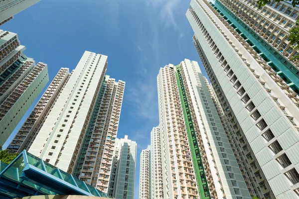 Buildings facade from low angle — Stock Photo, Image