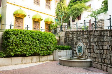 Macau şehir geleneksel mimari