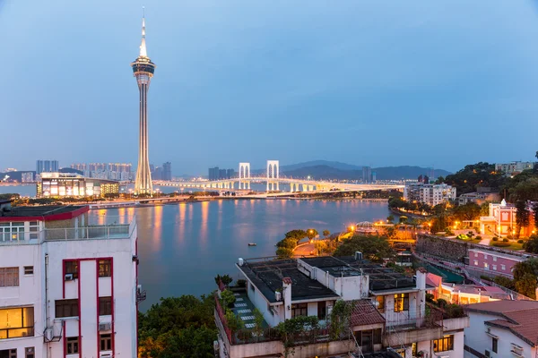Macau ao pôr-do-sol na China — Fotografia de Stock