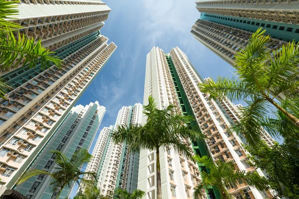 Apartment buildings view — Stock Photo, Image