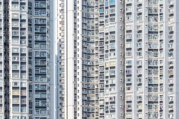 Apartamento edifícios fachada — Fotografia de Stock