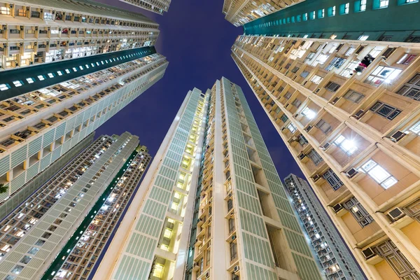 Buildings facade from low angle — Stock Photo, Image