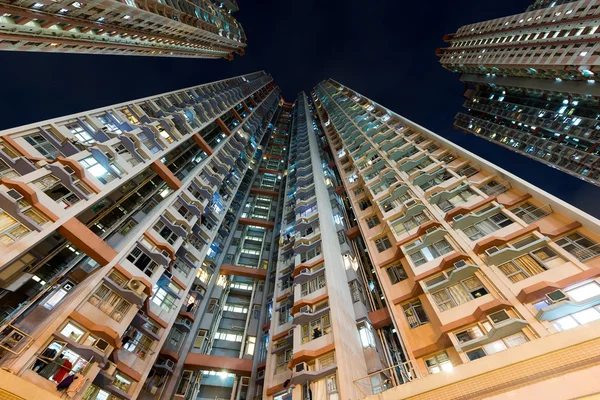 Buildings facade from low angle — Stock Photo, Image