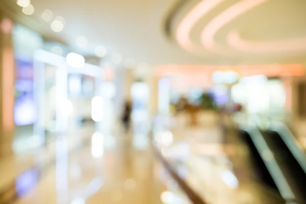 Centro comercial borrão — Fotografia de Stock