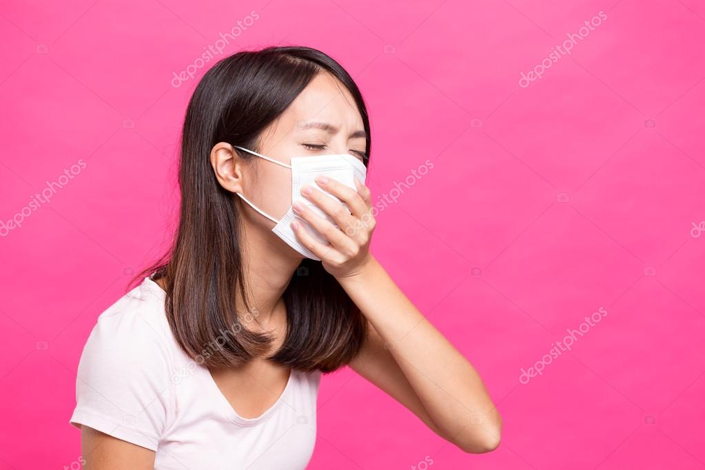 Woman want to vomit — Stock Photo © leungchopan 122502130