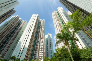 Düşük açıdan gökdelenler