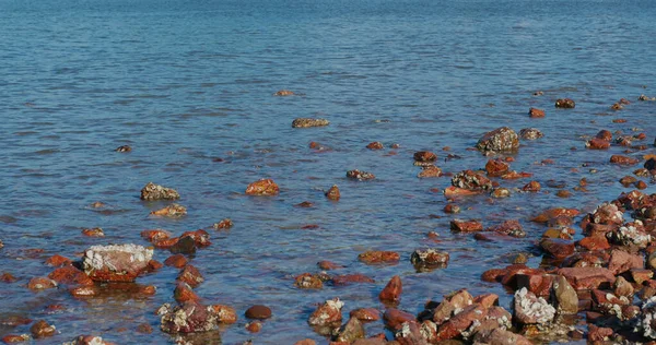 Onda Mar Sobre Rocha — Fotografia de Stock