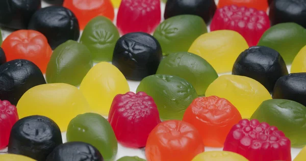 Fruktgelé Gummy Godis Sortiment — Stockfoto