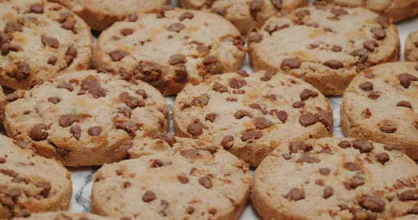 Chokladkakor Tallriken — Stockfoto