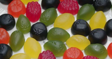 Meyveli jöleli şeker çeşitleri.