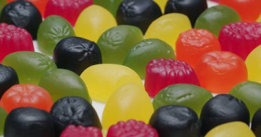 Meyveli jöleli şeker çeşitleri.