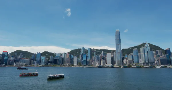 Victoria Harbor Hongkong Juli 2020 Hong Kong Stad — Stockfoto