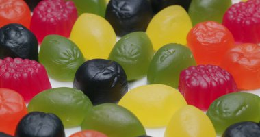 Meyveli jöleli şeker çeşitleri.