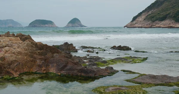 Onda Mar Praia Ilha — Fotografia de Stock