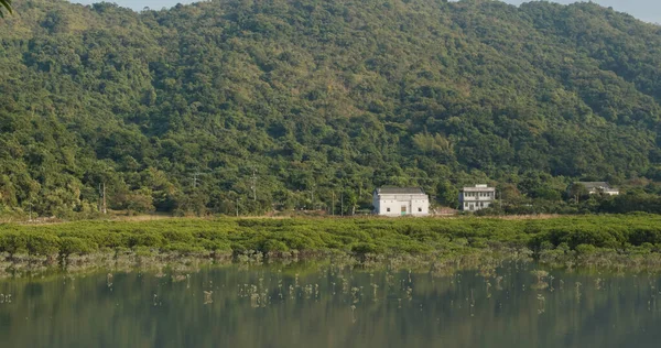 山と海と美しい風景 — ストック写真