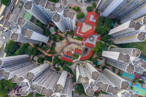 Tuen Mun Hongkong September 2020 Blick Von Oben Auf Hongkong — Stockfoto