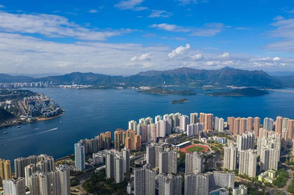 Shan Hong Kong Noviembre 2020 Vista Superior Ciudad Hong Kong —  Fotos de Stock