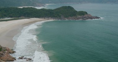 Adadaki güzel kumsal