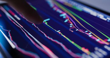 Tablet bilgisayarında borsa verileri