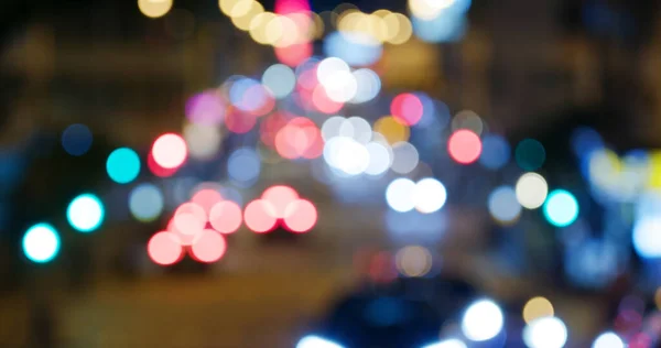 Blur View City Night — Stock Photo, Image