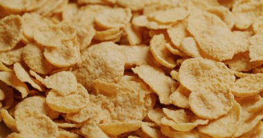 Mısır gevreği yığını.