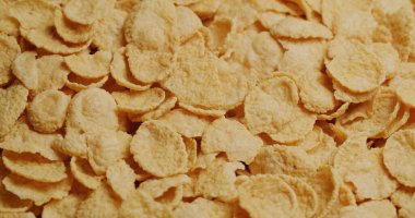 Mısır gevreği yığını.