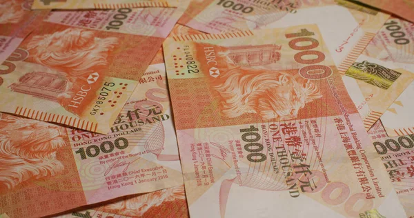 Hong Kong Thousand Dollar Paper Banknote — Stock Photo, Image