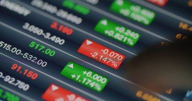 Tablet bilgisayarında borsa verileri