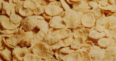 Mısır gevreği yığını.