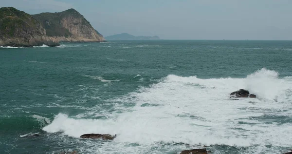 Mer Plage Avec Pierre Roche — Photo