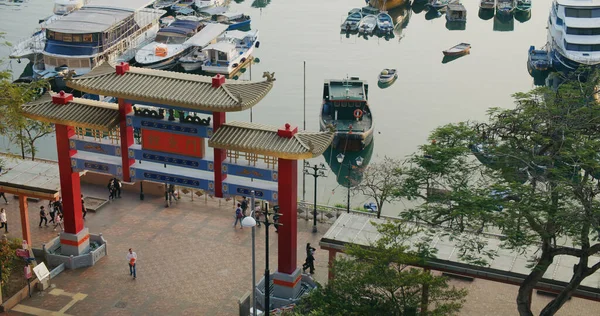香港鲤鱼门 2021年2月16日 香港避风塘 — 图库照片