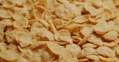 Mısır gevreği yığını.