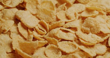 Mısır gevreği yığını.