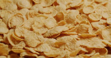 Mısır gevreği yığını.