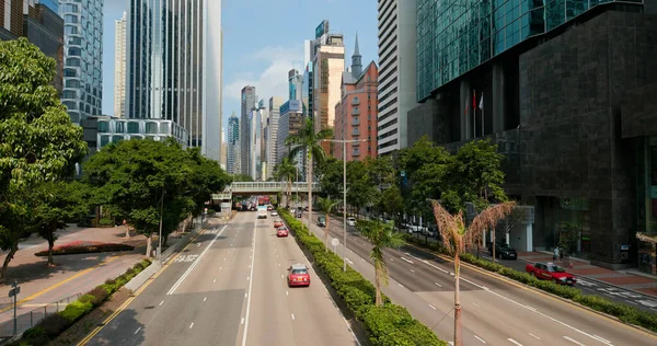 Ван Чай Гонконг Сентября 2020 Года Деловой Район Гонконга — стоковое фото