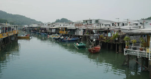 Tai Hongkong März 2021 Fischerdorf Tai — Stockfoto