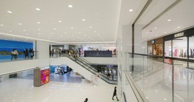 Tsim Sha Tsui, Hong Kong - 10 Şubat 2021: Hong Kong alışveriş merkezi