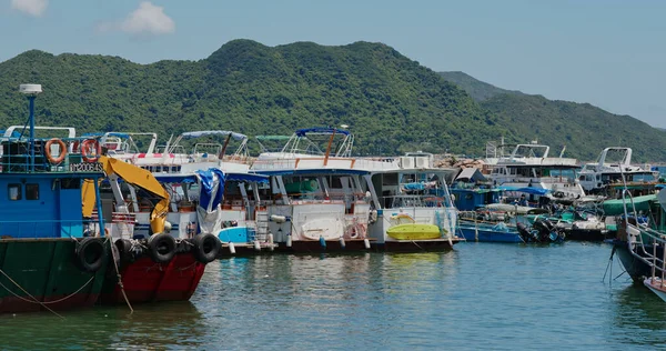 Sai Kung Hongkong Augusti 2020 Yacht Kryssning Havet — Stockfoto