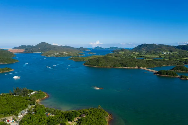 Top View Sai Kung Island — Stock Photo, Image