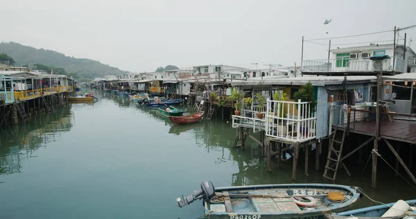 Tai Hongkong März 2021 Fischerdorf Hongkong — Stockfoto