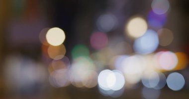 Şehir gece manzaralı Bokeh.