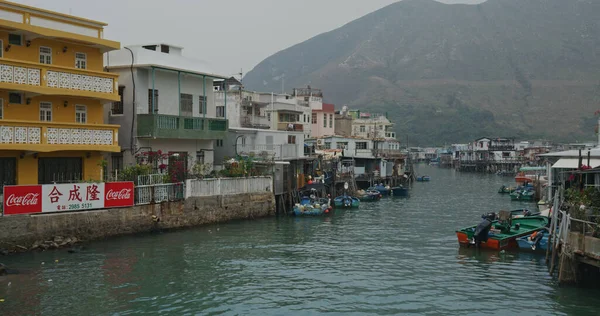 Tai Hong Kong Března 2021 Rybářská Vesnice Tai — Stock fotografie