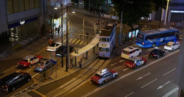 Causeway Bay Hong Kong Marca 2021 Widok Góry Korki Hongkongu — Zdjęcie stockowe