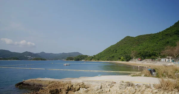 Strand Scherp Eiland Sai Kung Van Hong Kong — Stockfoto