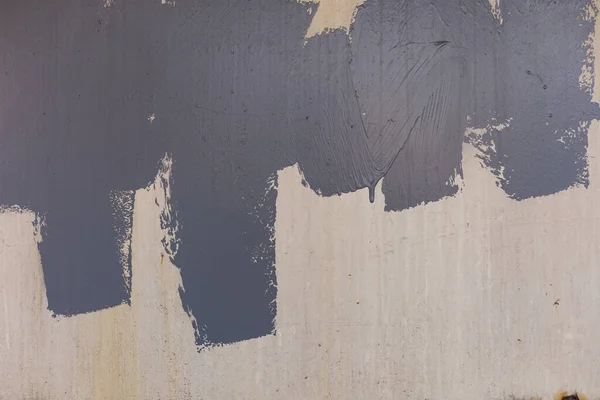 Graue Ölfarbe Der Hauswand — Stockfoto