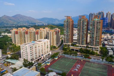 Yuen Long, Hong Kong - 18 Ekim 2021: Hong Kong